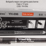 LAPICERA BORRABLE NEGRO 0,5MM