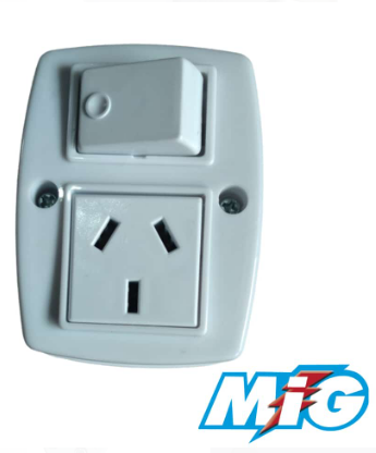INTERRUPTOR Y TOMA EXTERIOR MIG