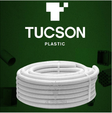 TUCSON CAÑO CORRUGADO BLANCO 1" 25MTS - Imagen 1