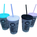 VASO CON GLITTER CON SORBETE 500CM