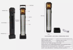 LUZ DE EMERGENCIA SOLAR 30W RECARGABLE USB - Imagen 2