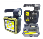 LINTERNA SOLAR RECARGABLE CON KIT DE HERRAMIENTAS