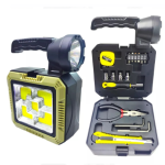 LINTERNA SOLAR RECARGABLE CON KIT DE HERRAMIENTAS