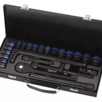 KIT LLAVES TUBO 24 PCS EN CAJA CHAPA ESMALTADA