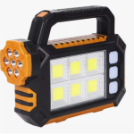 LINTERNA SOLAR MULTIUSO LED CARGA SOLAR Y USB PORTATIL