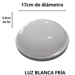 TORTUGA REDONDA EXTERIOR LUZ FRIA 15W IP54 TECNOLED