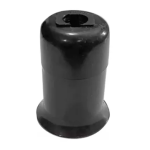 PORTALAMPARA 2 PIEZAS NEGRO  EUROLUX