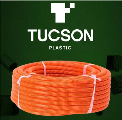 T-CLN078 CAÑO CORRUGADO NARANJA 3/4 TUCSON 25MTS - Imagen 1