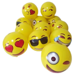 PELOTA DE GOMA EMOJI 25CM