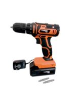 TALADRO RECARGABLE 10MM 20V CON ACCESORIOS VERSA