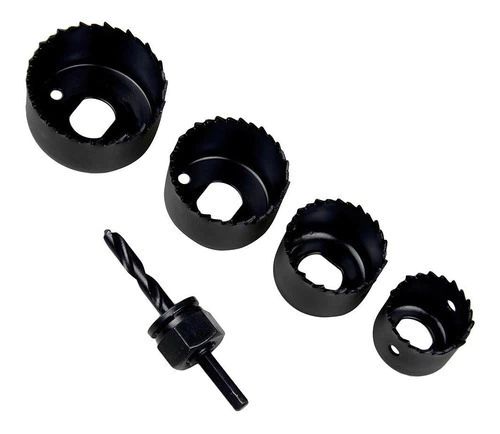 J641 MECHAS COPA P/MADERA SET 4PCS BLACKJACK - Imagen 1