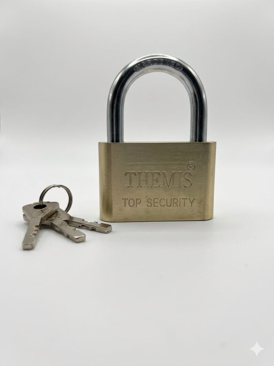 70MM CORTO CANDADO DE ACERO CORTO 70MM - Imagen 1