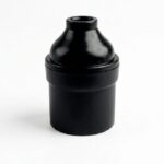 EUROTECH PORTALAMPARA 2 PIEZAS NEGRO