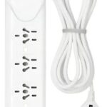 ZAPATILLA MULTINORMA 4 TOMAS X 1,5M CON TECLA STARS