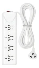 ZAPATILLA MULTINORMA 4 TOMAS X 1,5M CON TECLA STARS