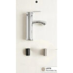 CANILLA MONOCOMANDO METAL PLATEADO MTL - Imagen 2