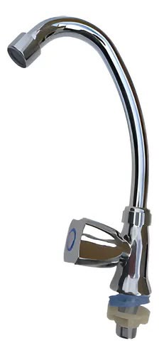 CANILLA PARA MESADA DE METAL CANILLA DE MESADA METAL CUELLO LARGO - Imagen 1