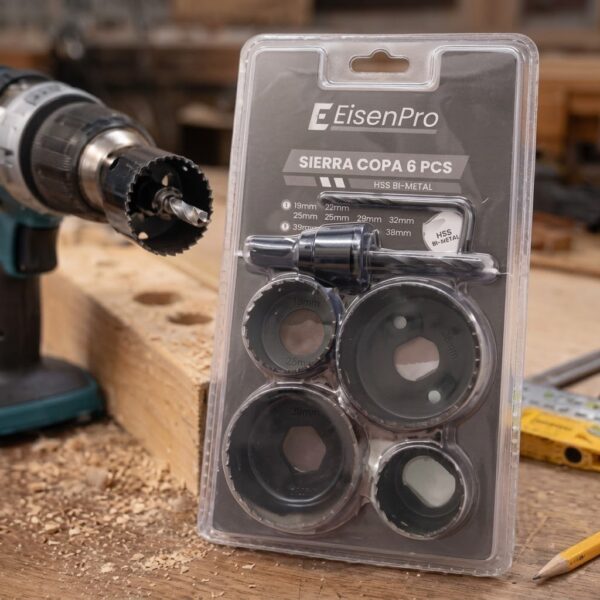 MECHAS COPA P/MADERA X6PCS