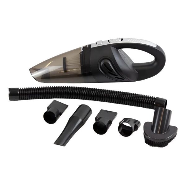 ASPIRADORA PORTATIL MTL 120W AUTO, HOGAR, OFICINA NEGRO